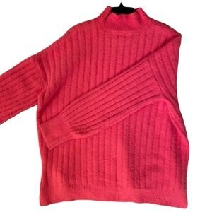 JESSICA SIMPSON hot pink sweater, size L